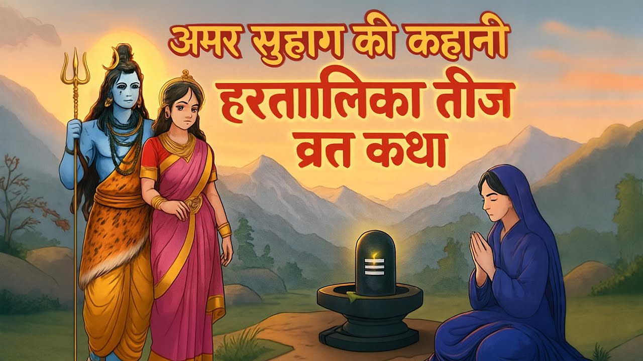 हरतालिका तीज व्रत कथा | Hartalika Teej Vrat Katha - Tij Vrat Katha | हरतालिका तीज व्रत कहानी 2025
