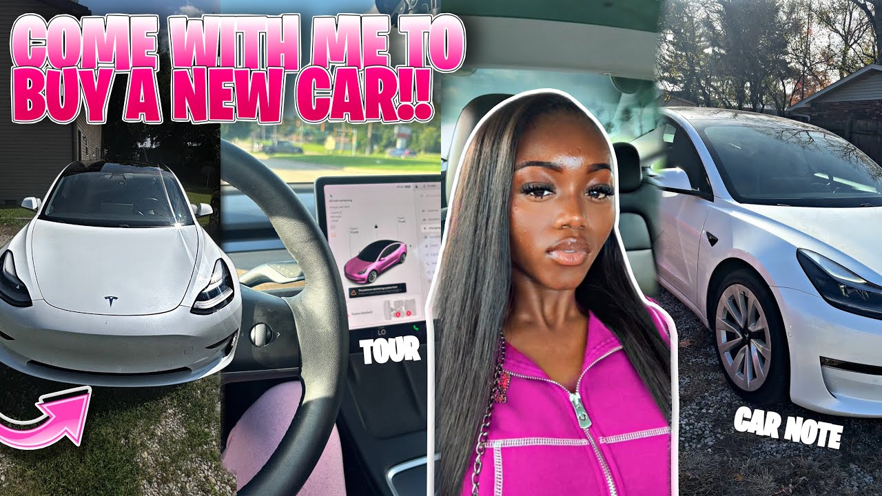COME WITH ME TO BUY A New CAR! |Tesla Model 3| car tour + note + charge cost, & MORE