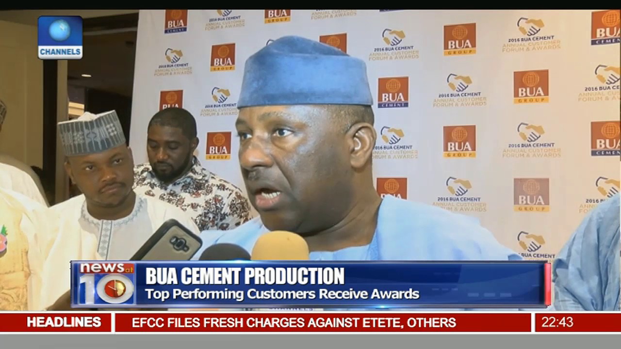 BUA Cement Production: Top Performing Customers Receive Awards