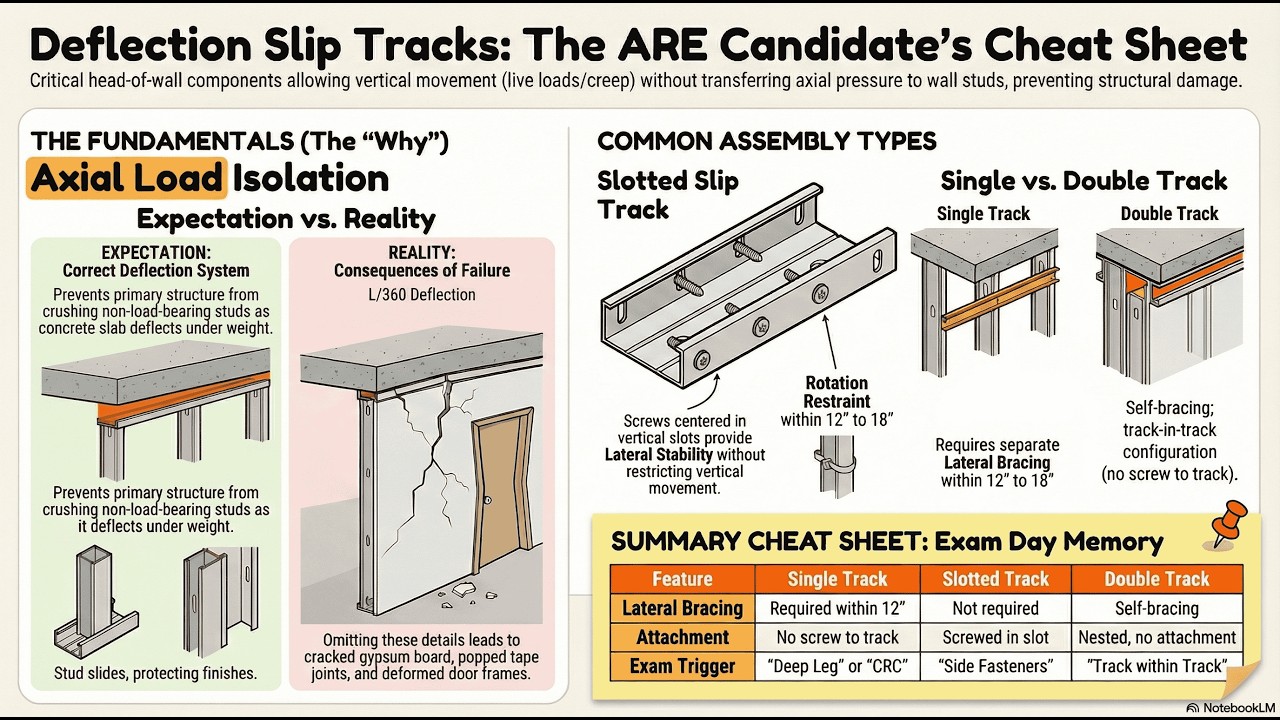 ARE Exam Prep: Deflection Slip Track for PPD & PDD | ARE Lab