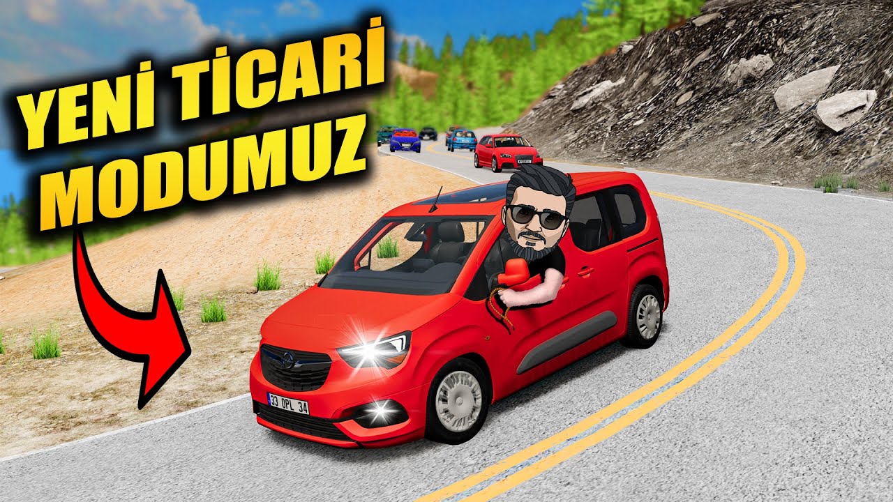 OPEL COMBO İLE EFSANE DAĞ YOLLARI - YENİ TİCARİ MODUMUZ // BeamNG.drive