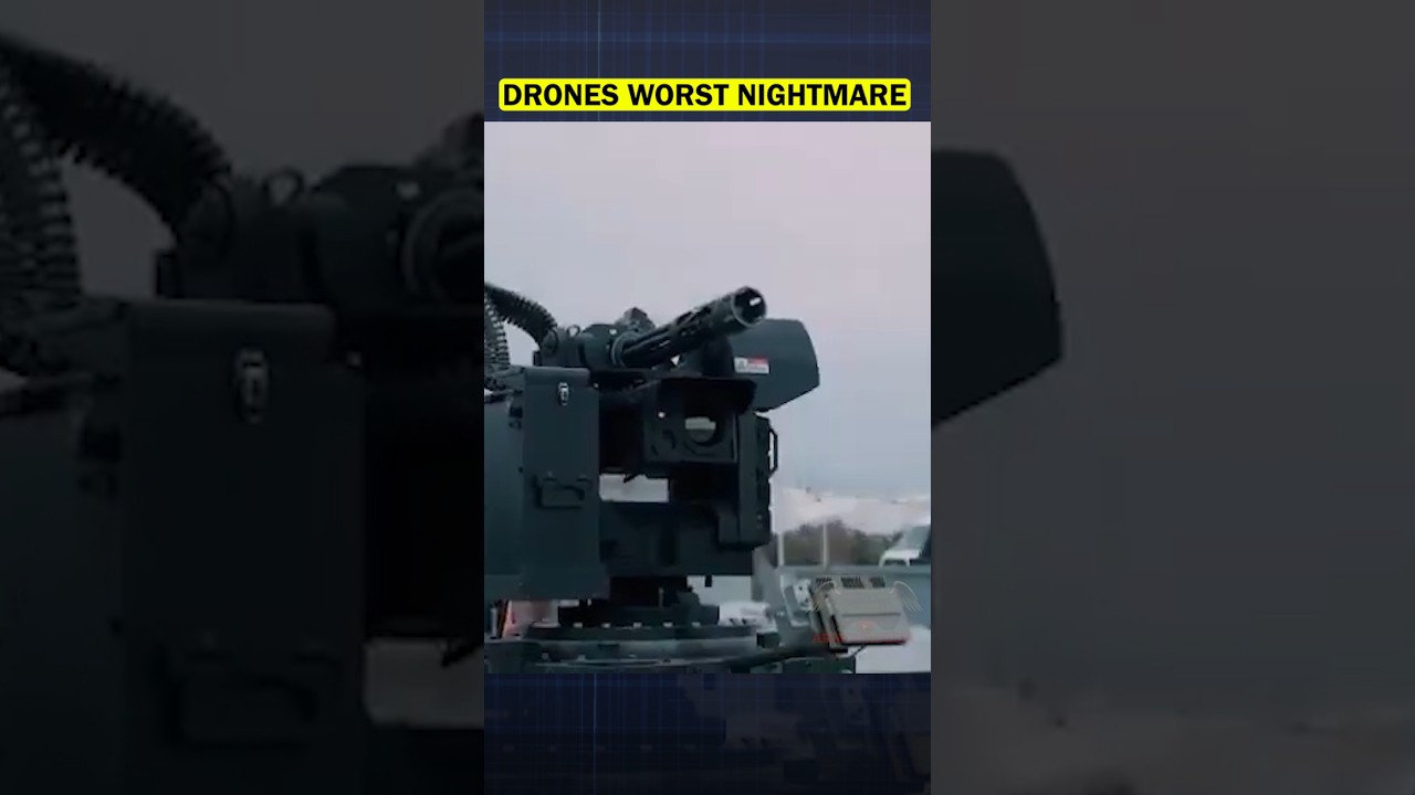 Новая турецкая система противодействия дронам Trakon Lite 134 с миниганом!