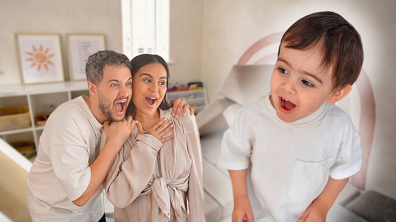 Surprising Our Toddler With The Dream Playroom!  | Full Renovation Video
