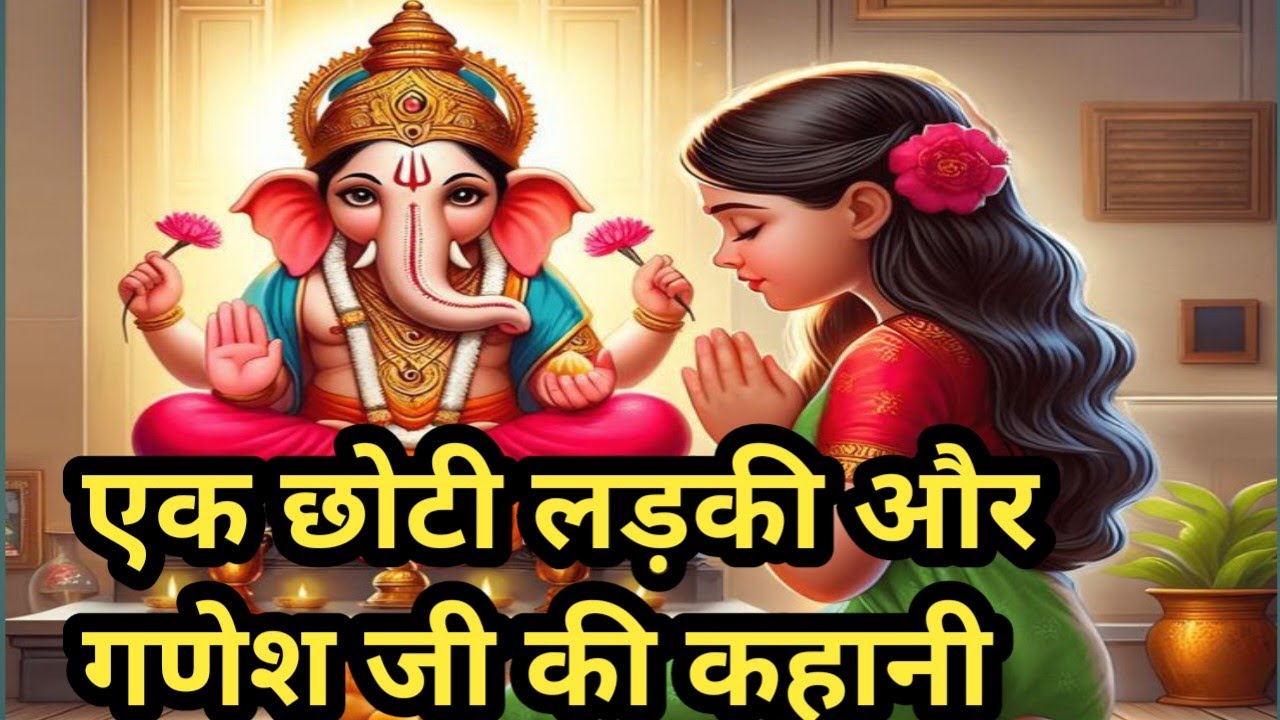 एक छोटी सी लड़की और गणेश जी की कहानी/अंधी मां को मिले बेटा और बहु आई आखों की रोशनी@apnisanskriti 1