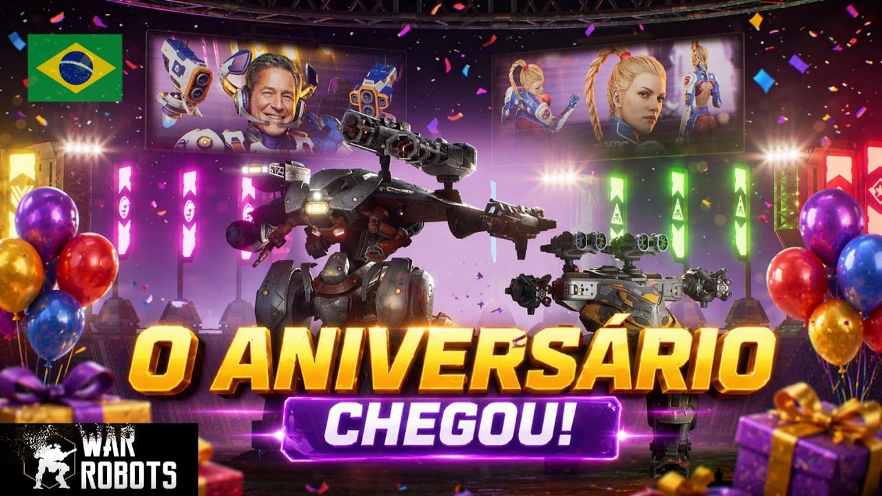 WAR ROBOTS: O ANIVERS&Aacute;RIO CHEGOU E T&Aacute; INSANO! 🎉
