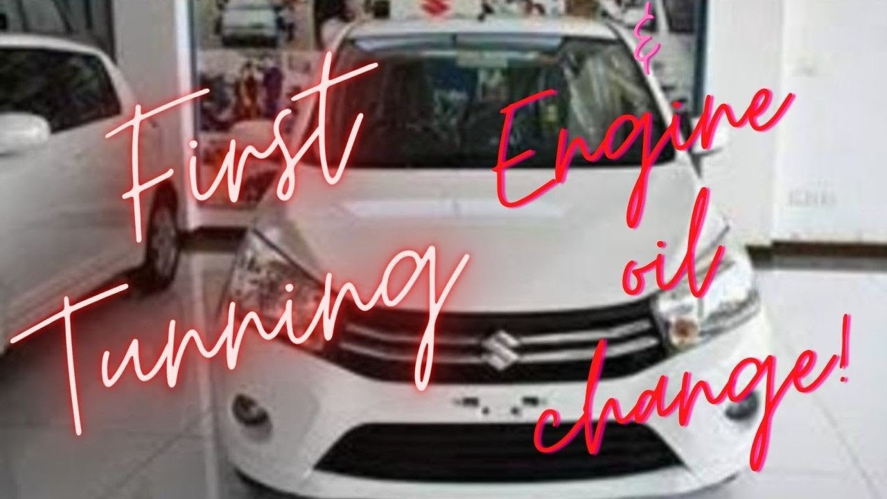 Suzuki Cultus VXL | First Tuning and Engine oil change | Company's maintained dealership workshop.