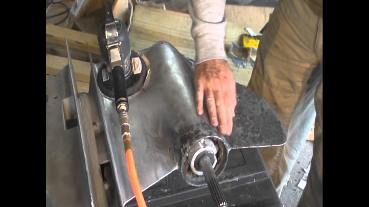 Outdrive Service - Repair Corrosion Damage Before Paint