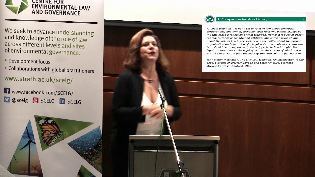 Prof Barbara Pozzo - Comparative Legal Methods for Global Environmental Law Research
