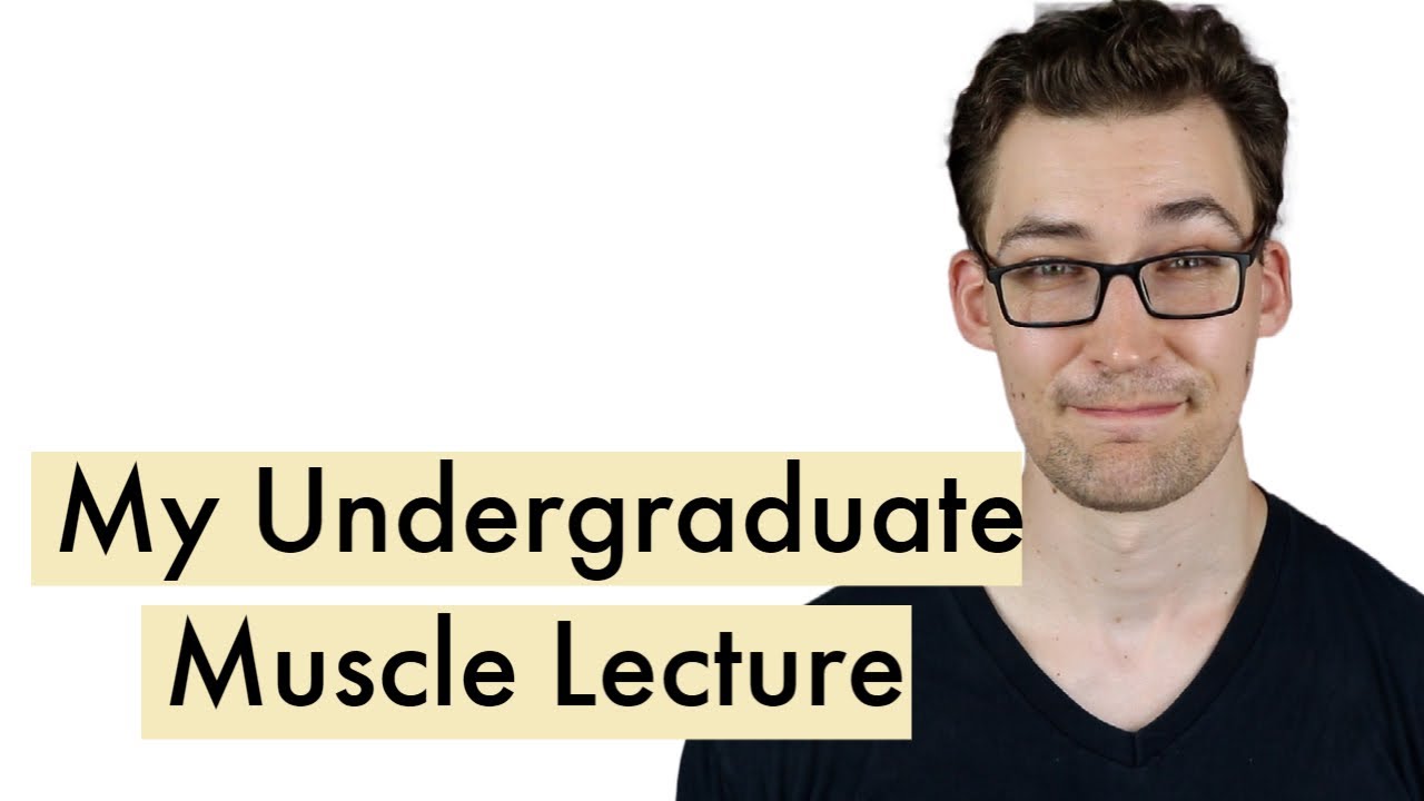 I taught a Lecture on Muscle to College Students, Here it is.