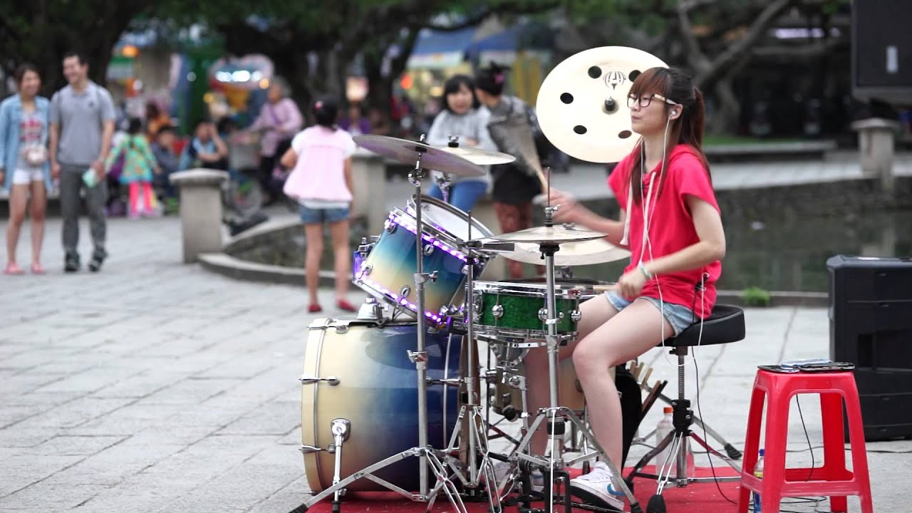 2014/04/20 爵士鼓 羅仕茹(羅小白)_少女時代 - My Oh My