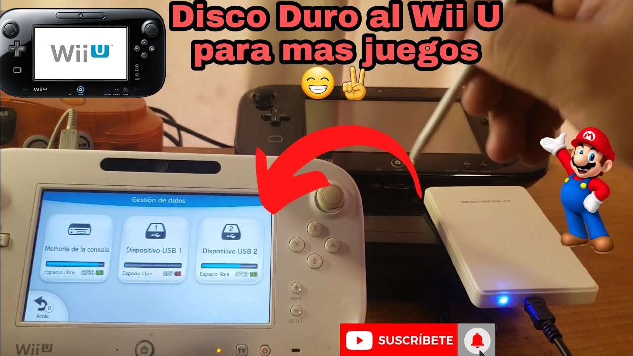 Disco Duro para el Wii U y Movemos los juegos [2023]