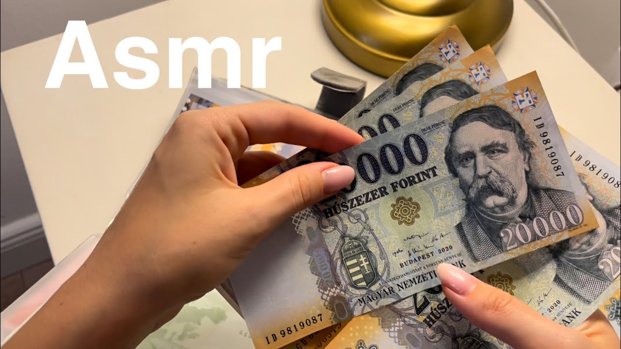 Asmr | Organizing my Monthly Budget | Money Asmr