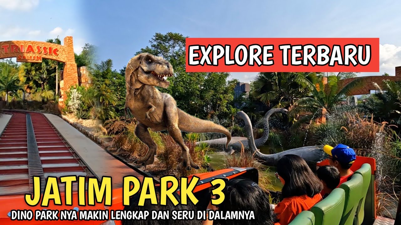 MAKIN SERU JATIM PARK 3 ! Dino Park Terbaru ‼ Jurassic Park Di Dunia Nyata