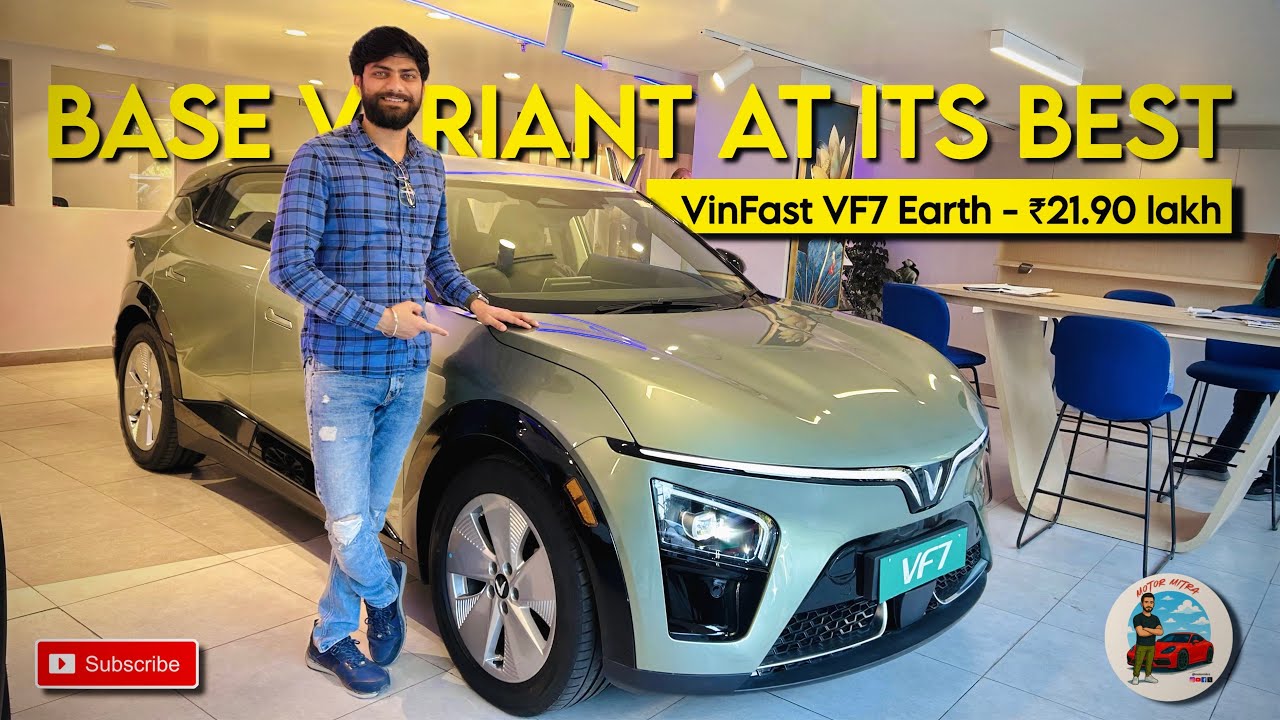 Base Variant At Its Best - VinFast VF7 Earth | Walkaround & Features Explained | Motor Mitra