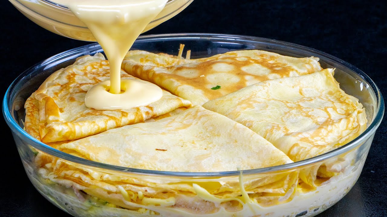 Mi pareja no para de comer los crepes con bacon