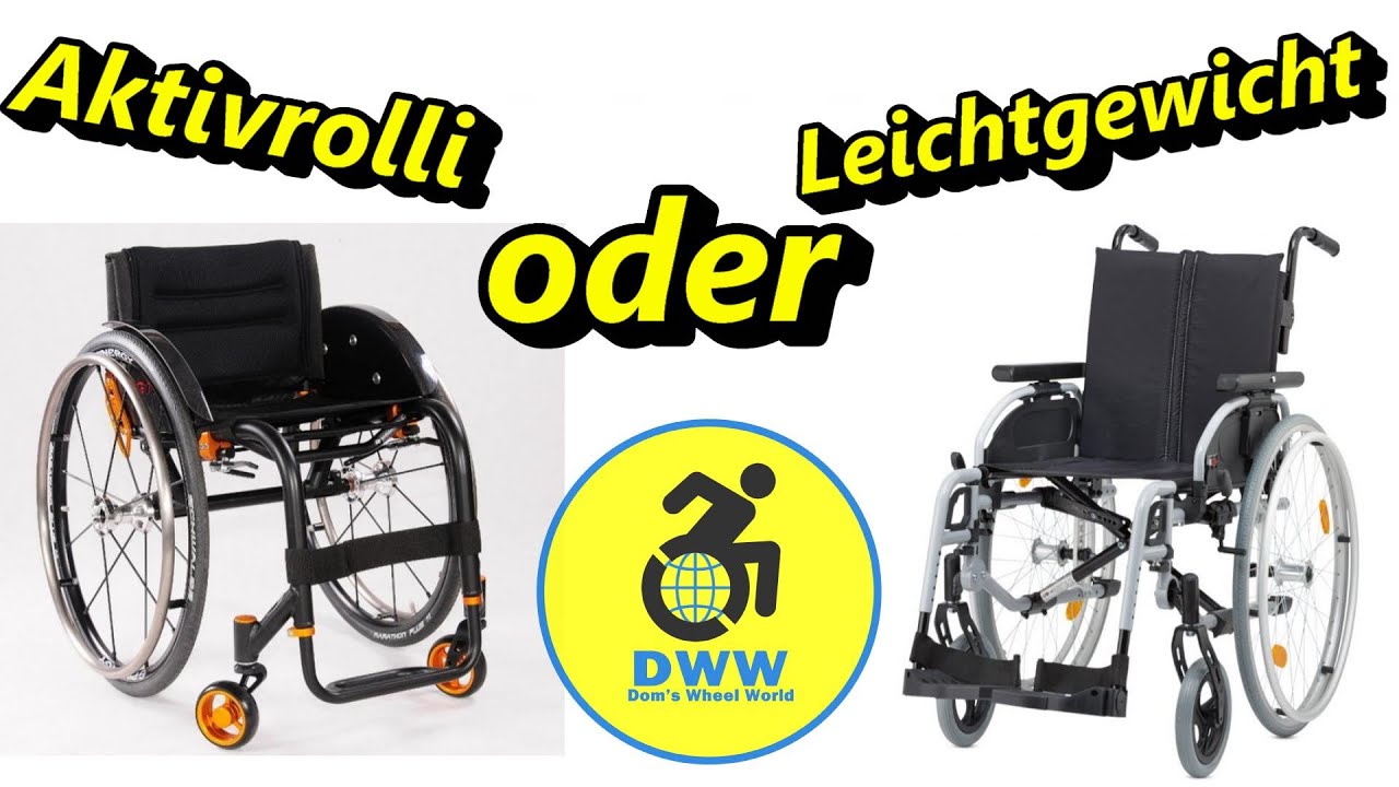 Welcher ist besser? Aktivrollstuhl vs Leichtgewicht - Rollstuhlberatung - DWW Folge 27