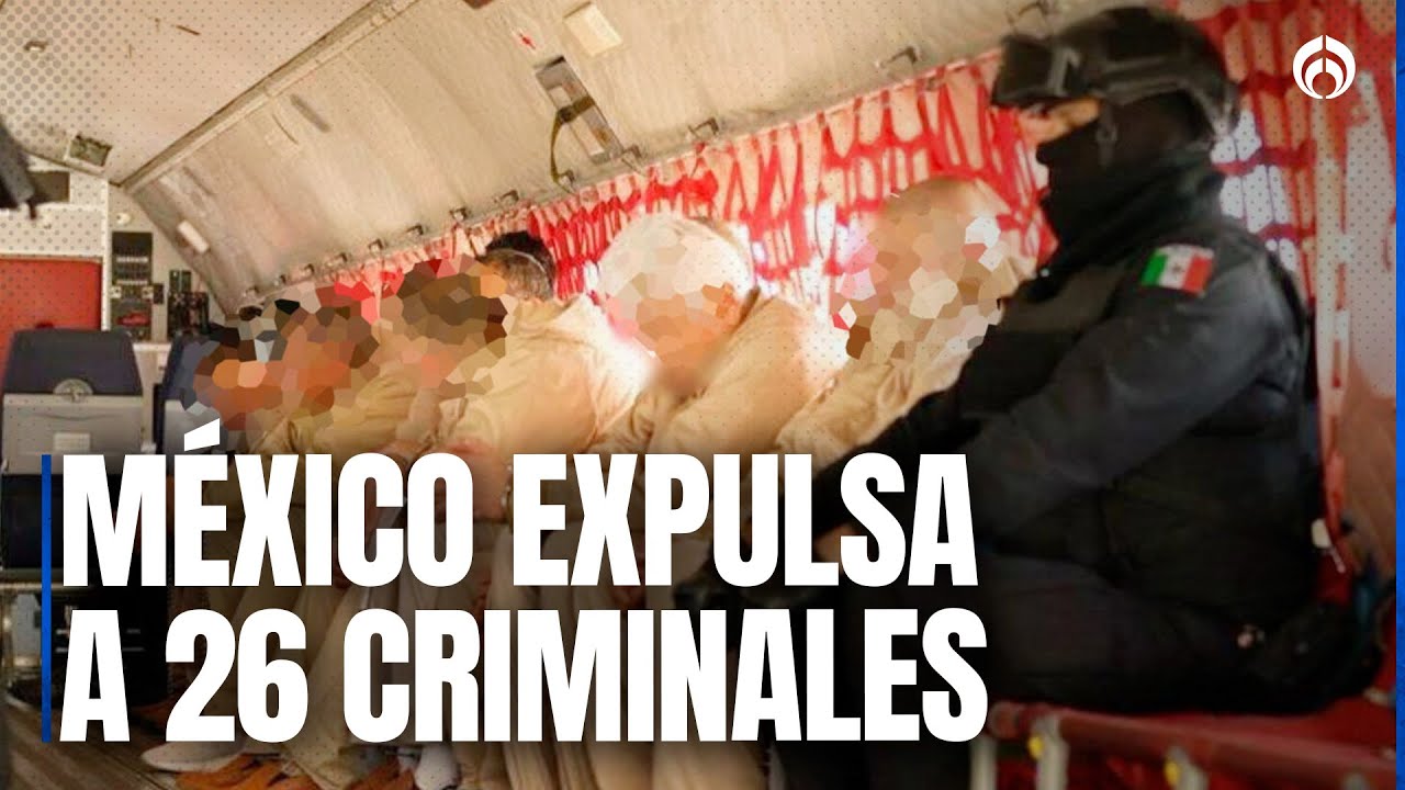 Segundo paquete para EU: México extradita a 26 narcos