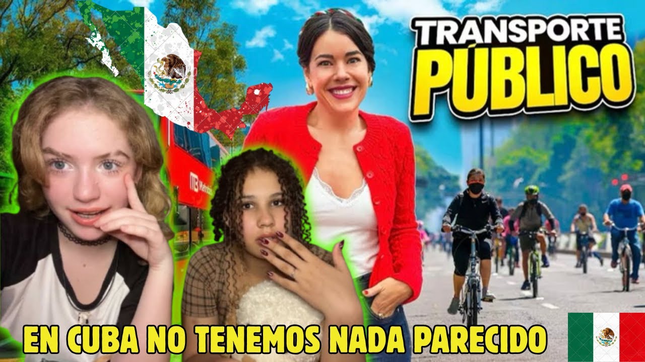 Cubanas Opinan Sobre el Transporte Público en México 🇲🇽