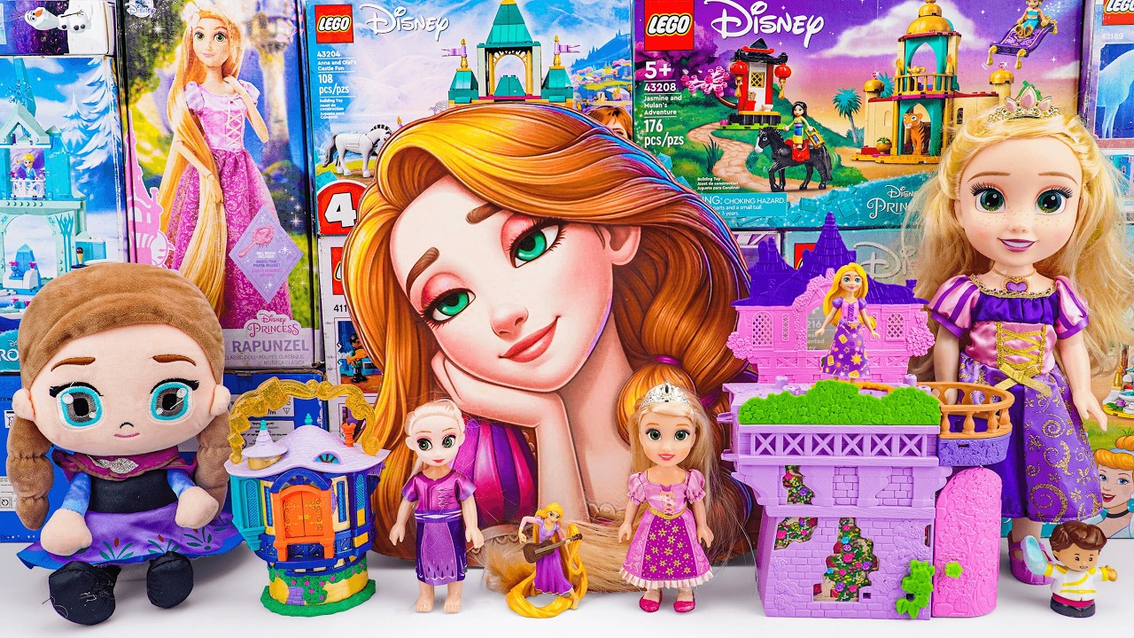 Disney Rapunzel Toys Unboxing Series | Rapunzel Mystery Toy Box | Rapunzel Stacking Castle Set