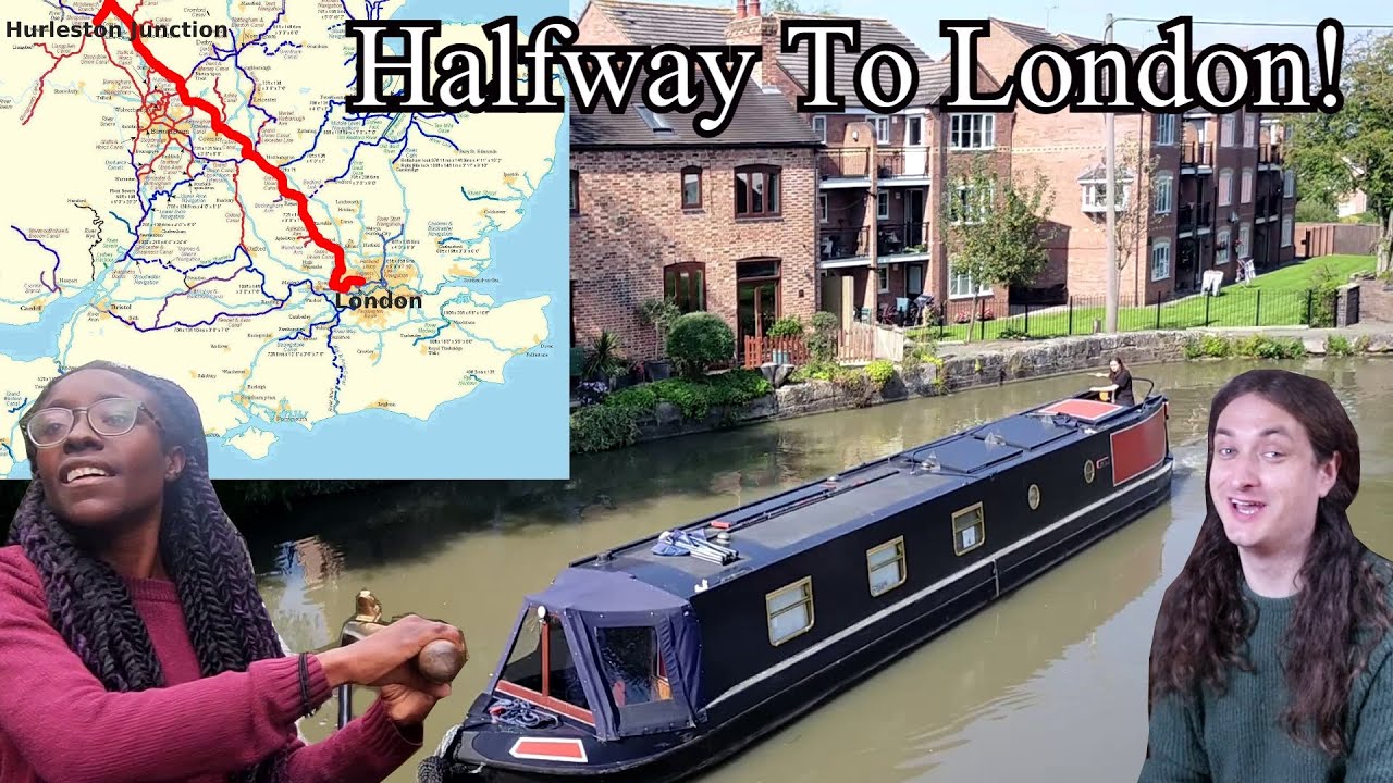 Young Couple Move Narrowboat Home To London! 205 Mile Canal Journey