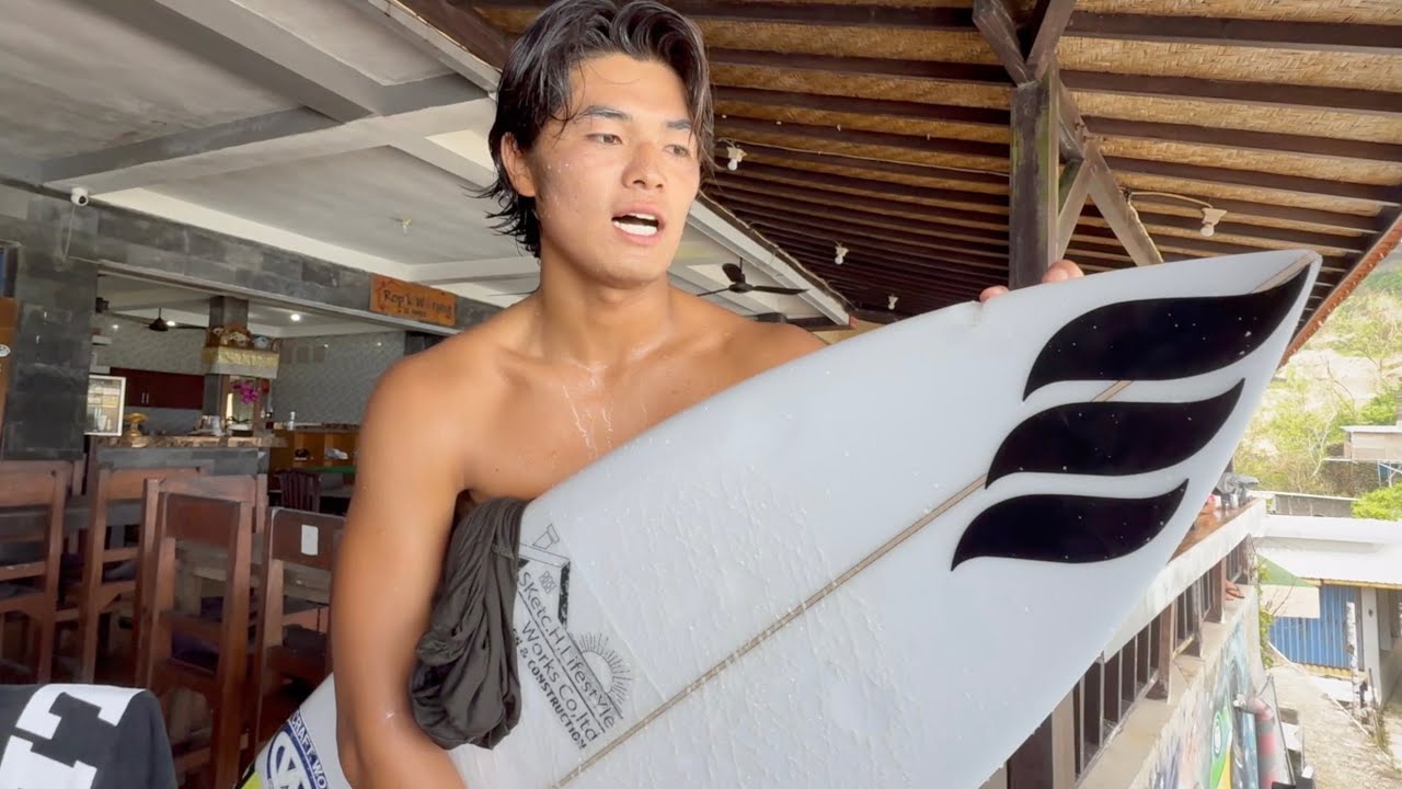 ウルワツでボードクラッシュ🤕