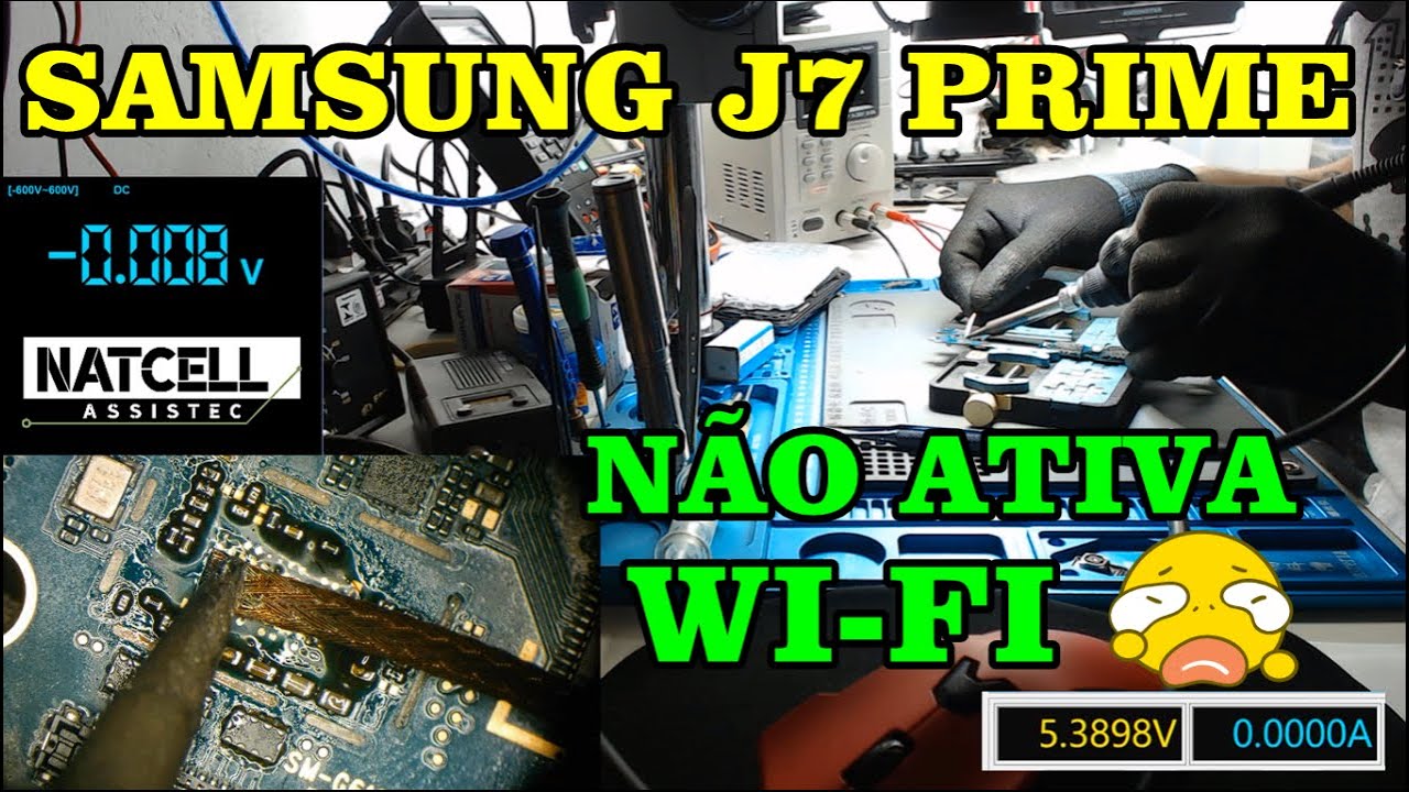 J7 PRIME - NÃO LIGAVA E APOS LIGAR NÃO ATIVA WI-FI