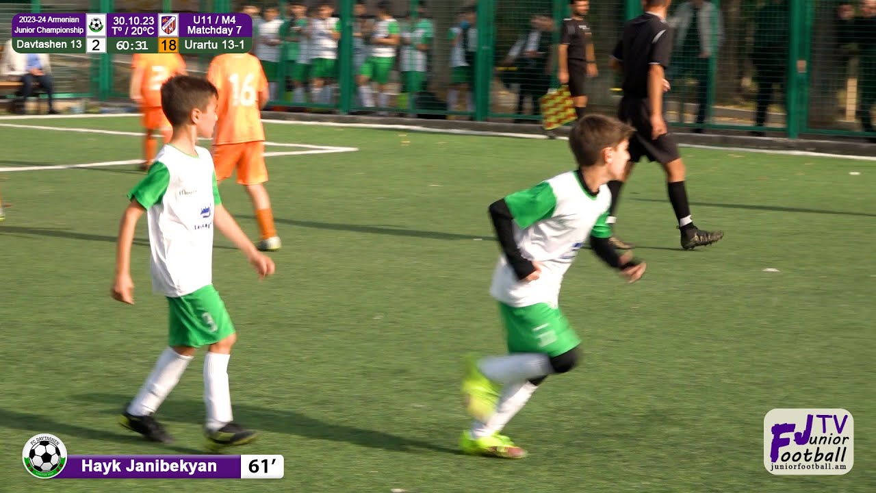 Davtashen 13 (2-18) Urartu 13-1 (30.10.23) 2023-24 AJC U11/M4, Matchday 7