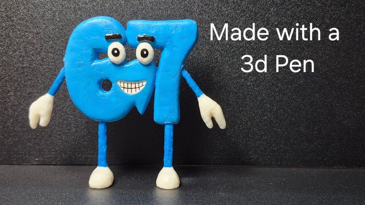 How to make Number Six Seven ( 6 7 ) with a 3D Pen