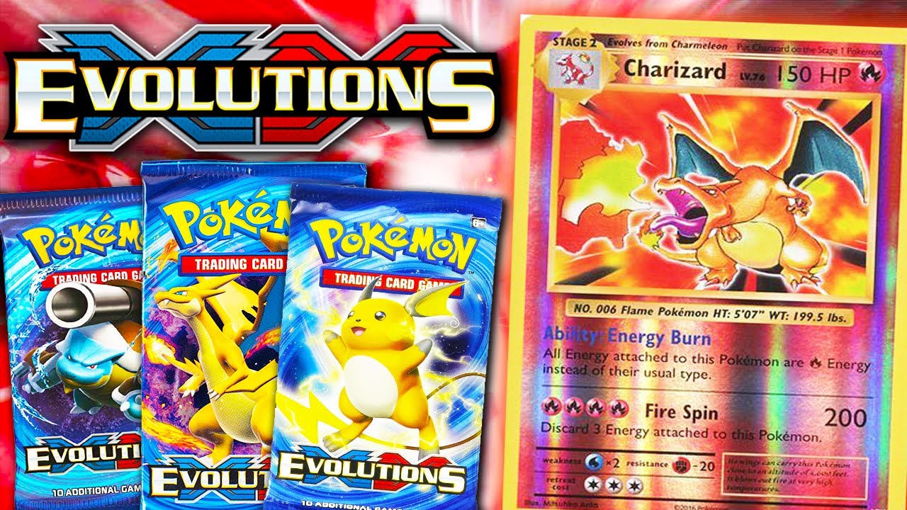 Hunting our First CHARIZARD!! Pokemon Evolutions Pack Opening
