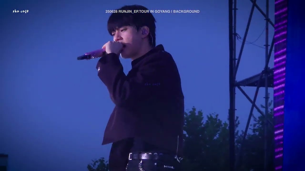 [4K] 250628 Background 💙🎸⚡️ #RUNSEOKJIN_EP.TOUR 방탄소년단 진 최예나 직캠