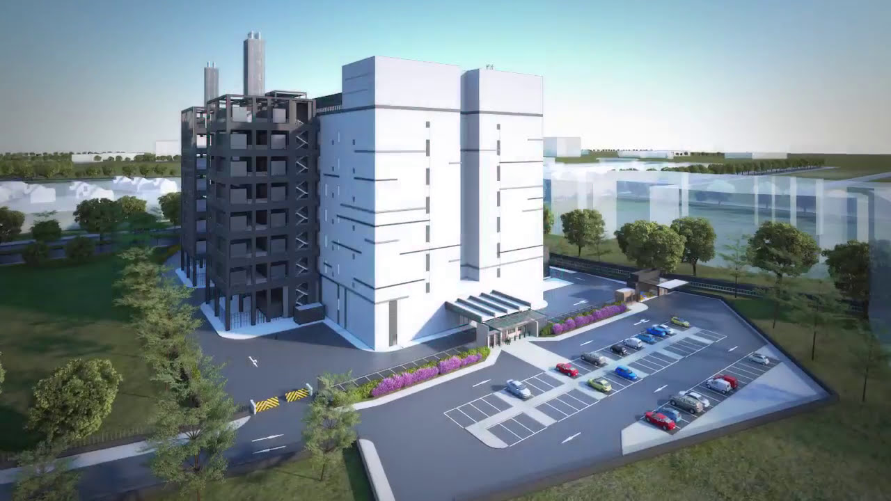 Singtel DC West Data Centre 3D Animation