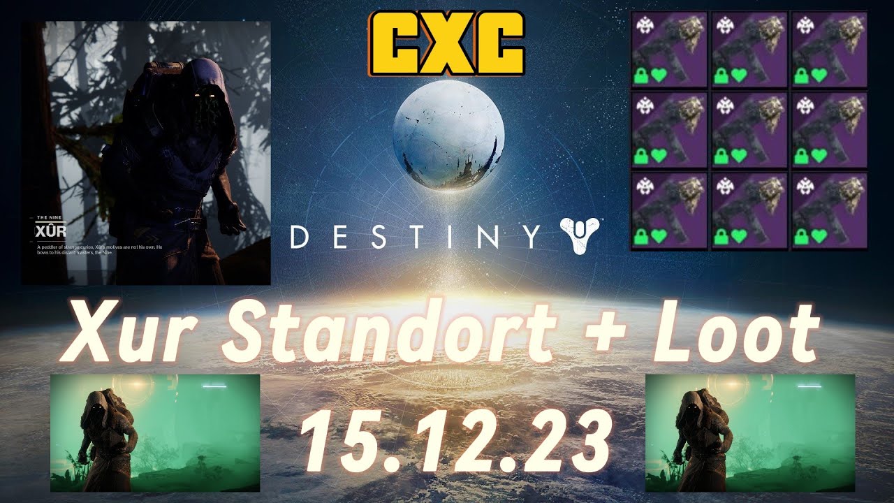 Xur Standort + Loot 15.12.23 / Destiny 2 / Detusch/German