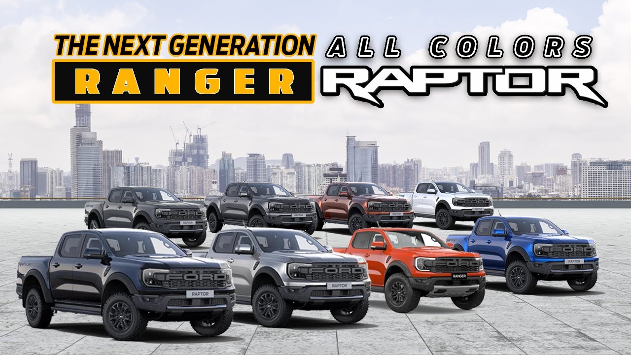 Ford Ranger Raptor 2023 | All Colors