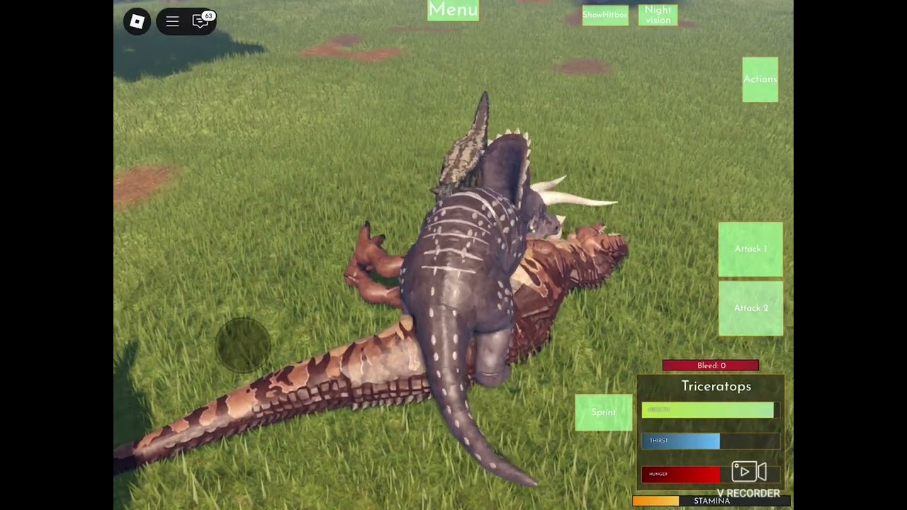 Fallen ashes triceratops Gameplay