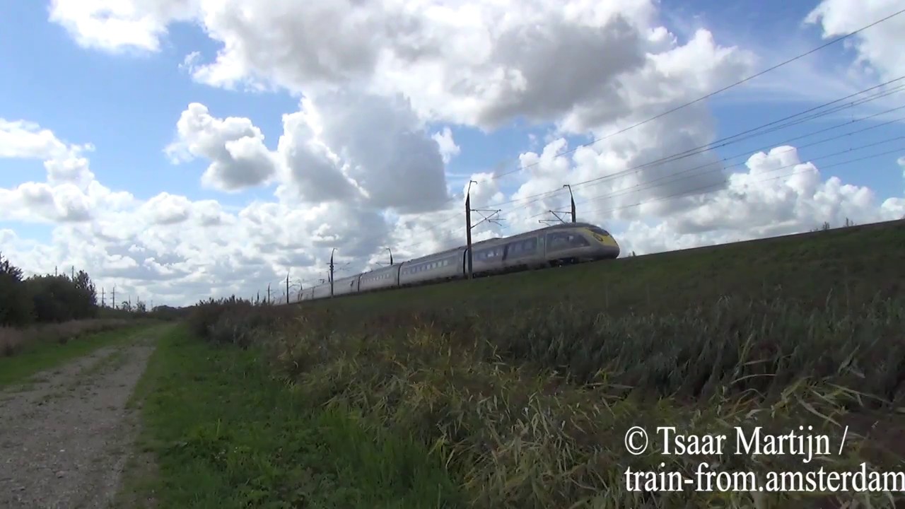 Hogesnelheidstreinen op de HSL-Zuid / Highspeed trains at the HSL-Zuid 24-08-2018