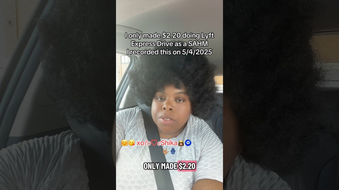 🗣️ xoLoveShika talks about driving a Lyft Express Drive EV & only making $2.20. #lyftdriver part 1