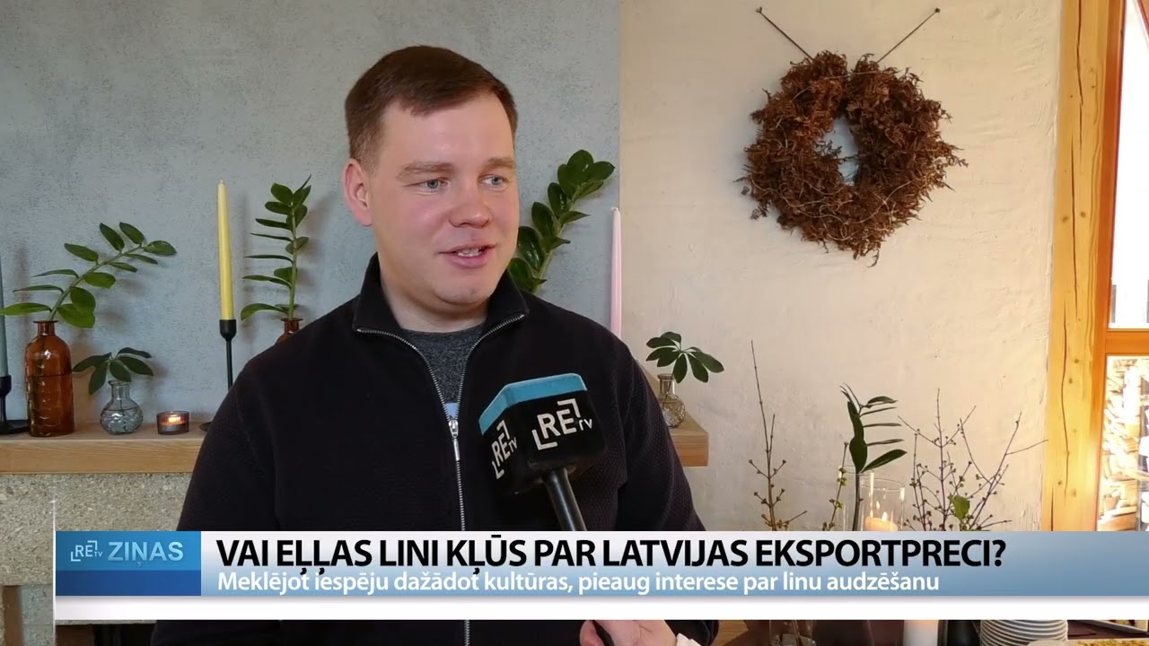 Pieaug zemnieku interese par linu audzēšanu