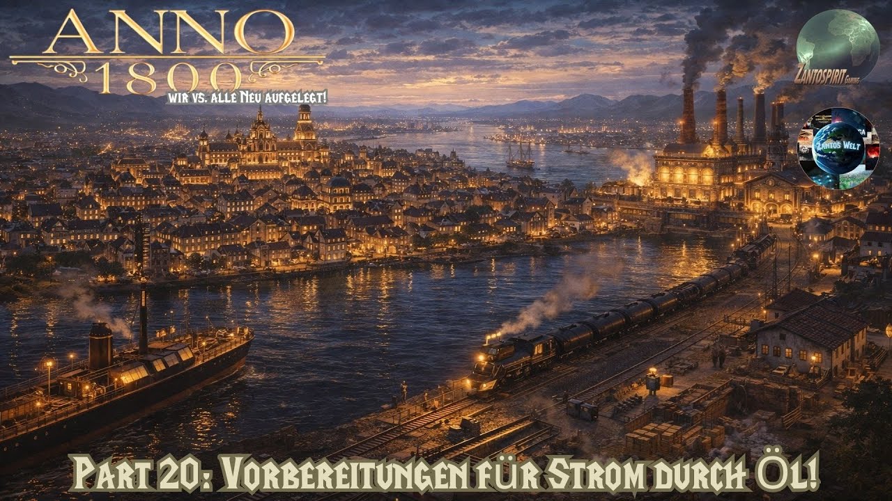 Anno 1800 Wir gegen alle! Part 20: Vorbereitungen für Strom durch Öl! ⚡🛢️ / GP Deutsch