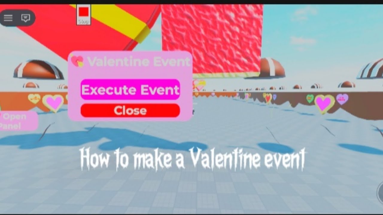How to make Valentine event (no chat) credit:luyte