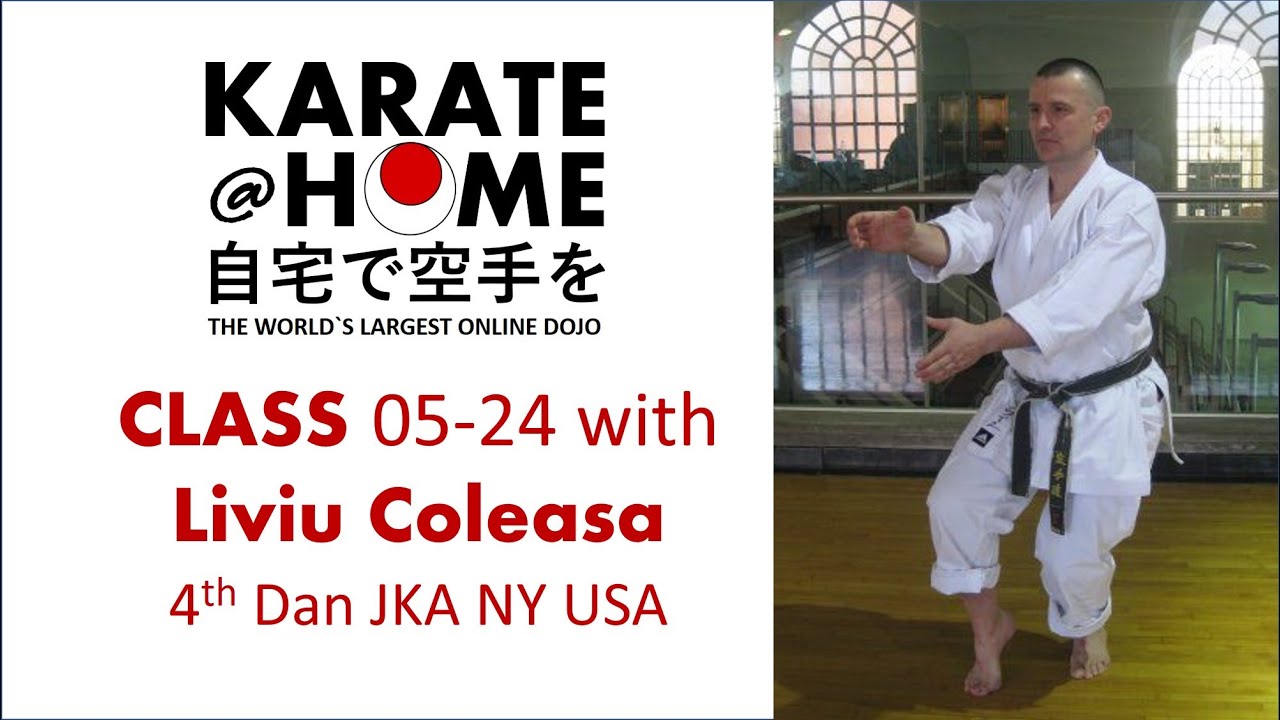 Karate@Home class 05 24 with Liviu Coleasa