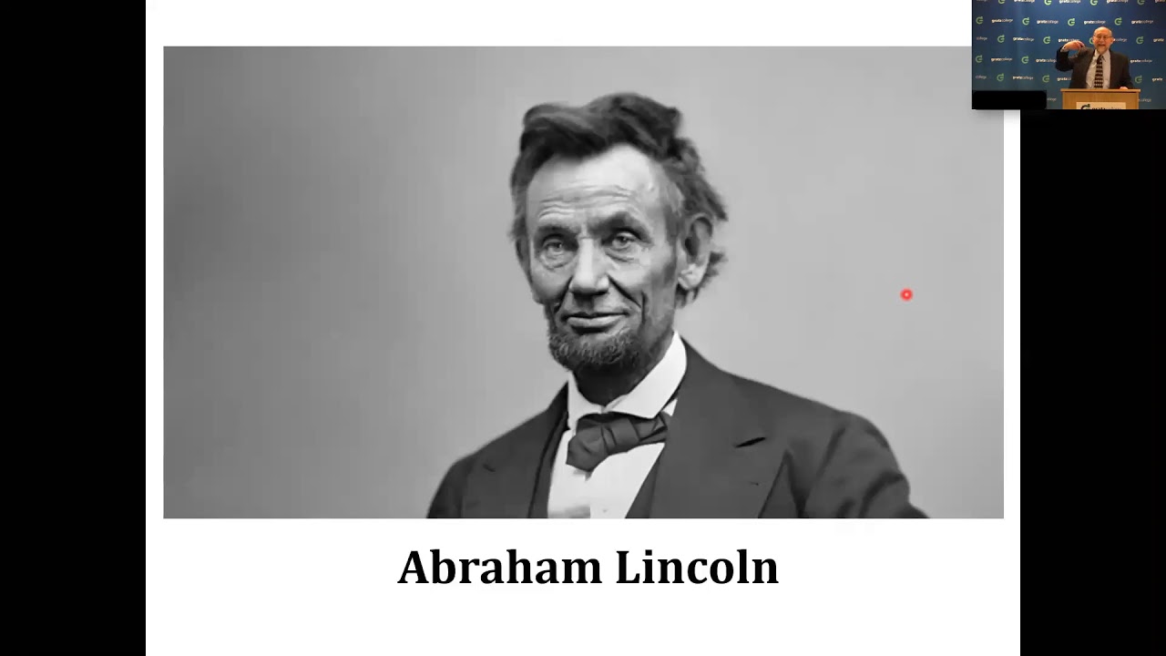 Gratz@home Webinar Series: Dr. Paul Finkelman, President of Gratz College discusses Abraham Lincoln