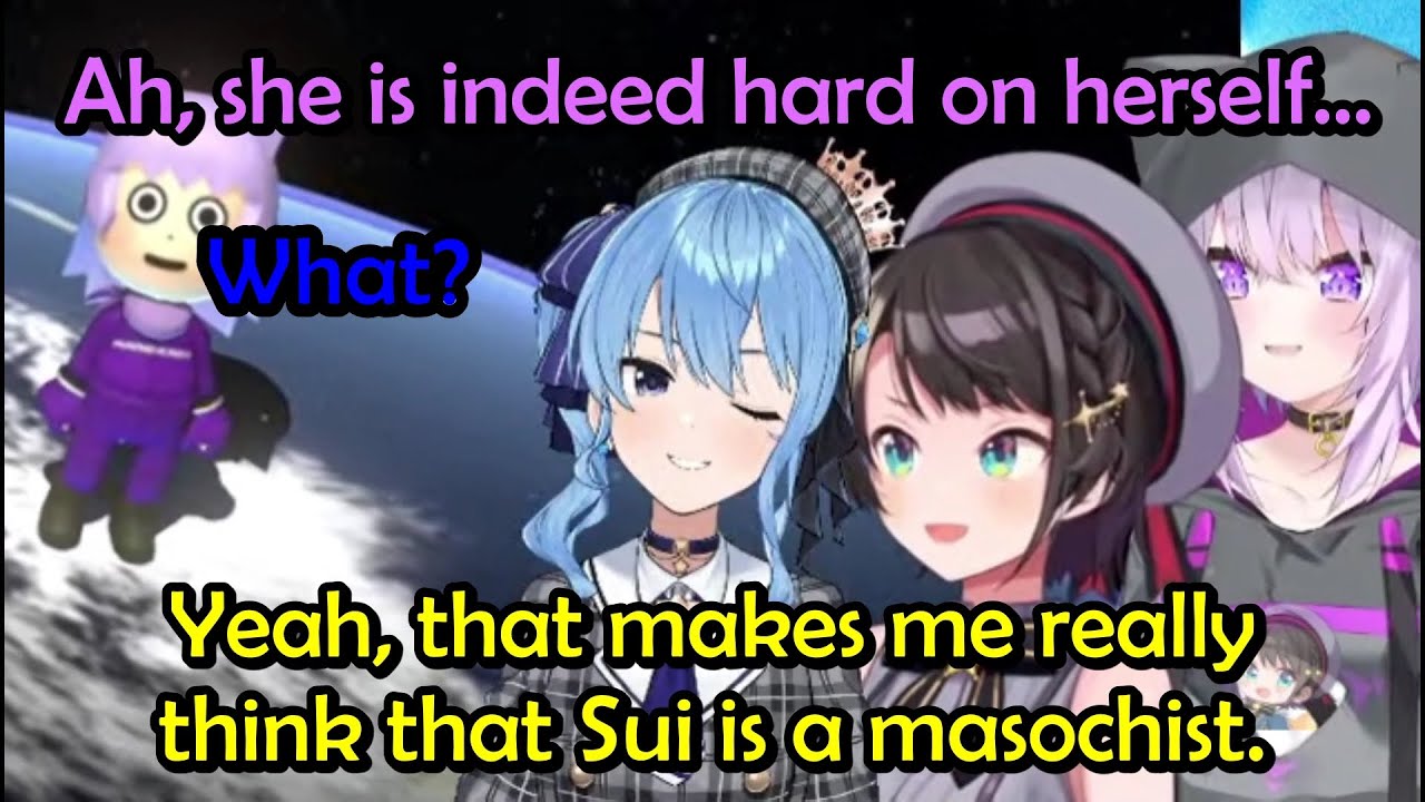 Subaru Ask Sui-chan About Which One Is Fit With Her When Talking About Sadist or Masochist