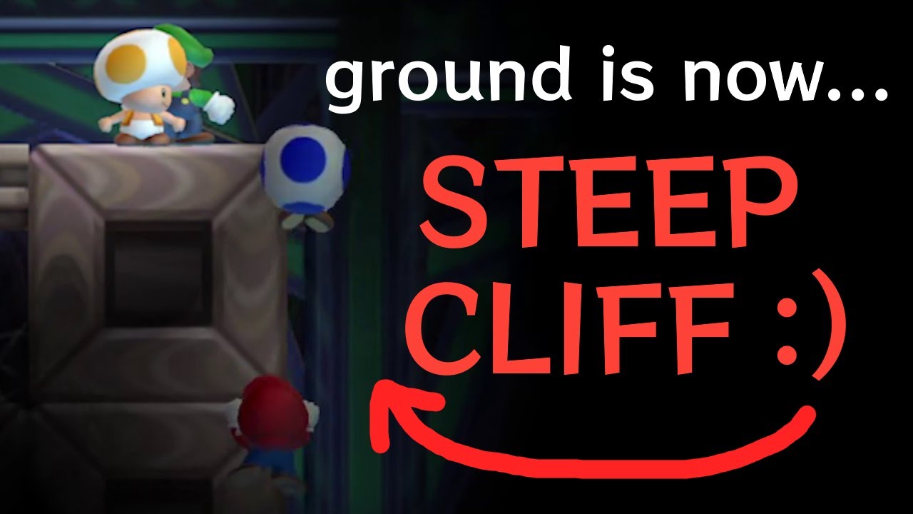 NSMB Wii fall damage wasn't hard enough