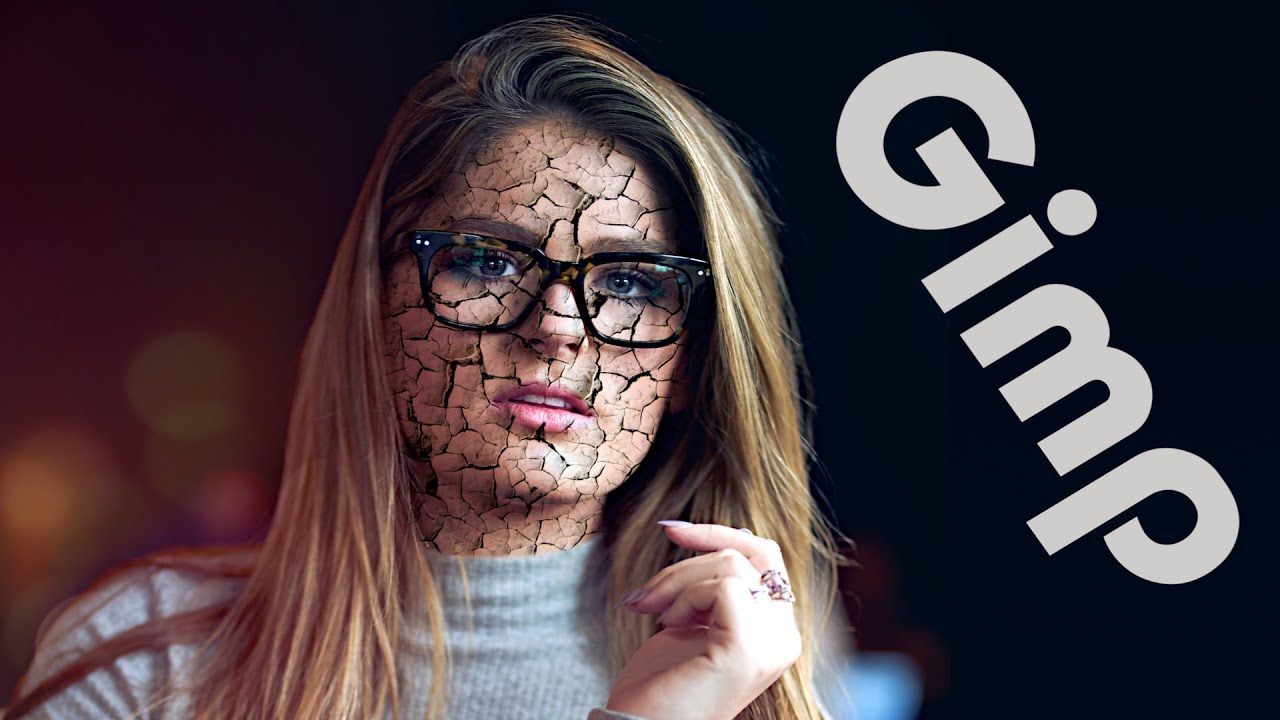 Gimp - Popękana skóra