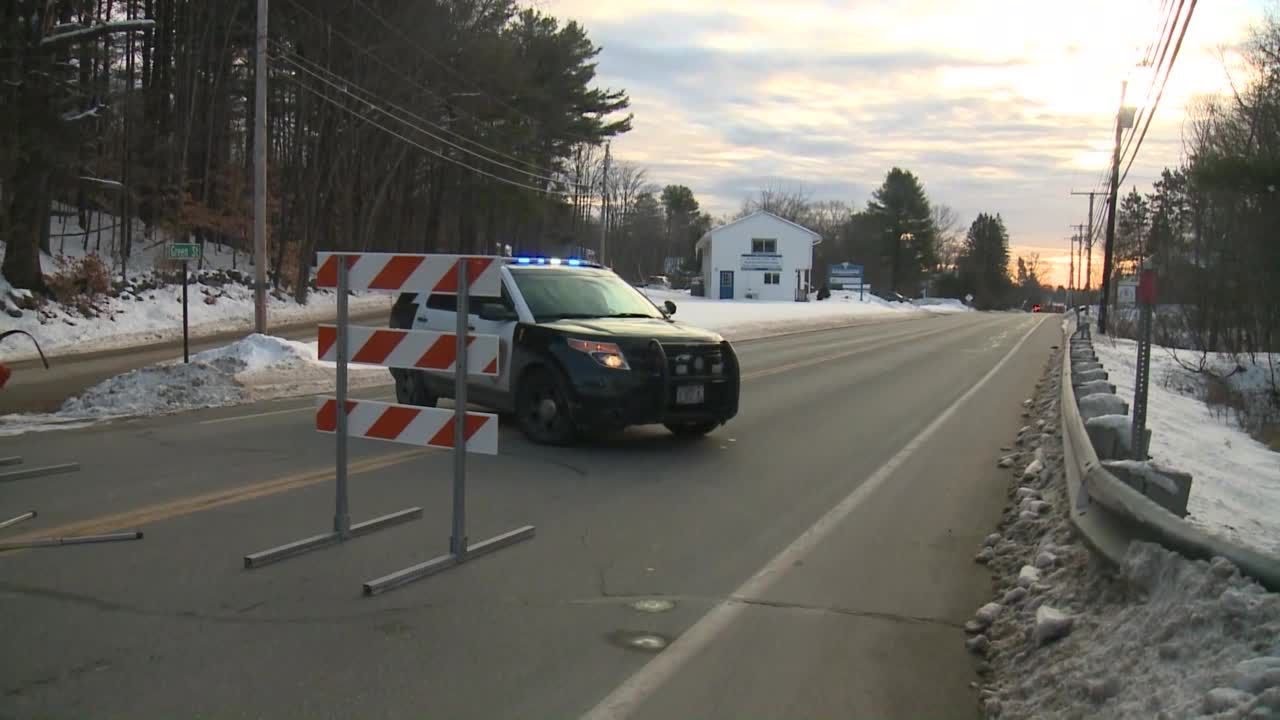 Raw video: Scene of crash on Route 4
