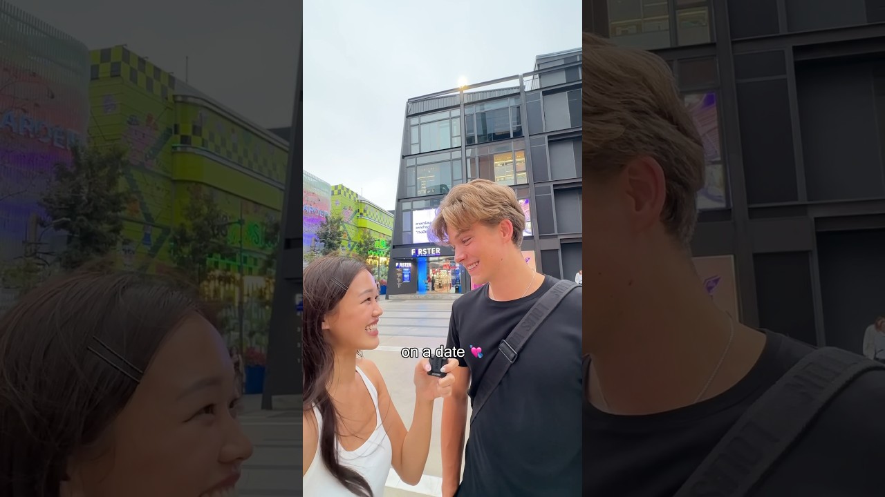 Thai girl and Danish guy goes on a date 🇹🇭🇩🇰 @PetchZ