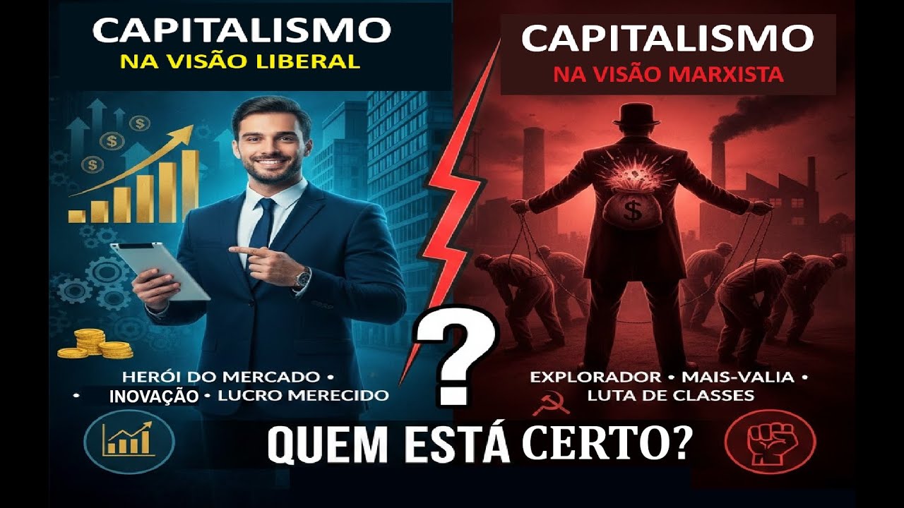 LIBERAL vs MARXISTA: Por que eles nunca concordam sobre o Capitalismo?