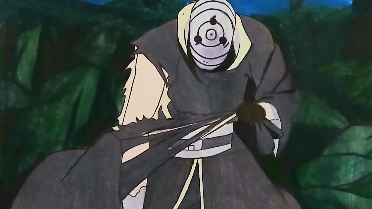 Dibujo De Tobi Madara [ Naruto Shippuden ] Drawing 