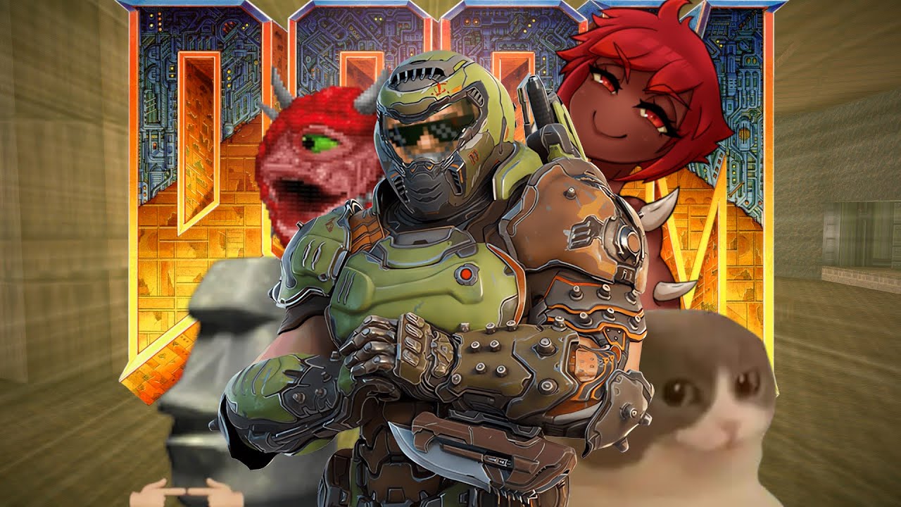 Jugando DOOM con mods que me hacen sufrir 😭🔥💀