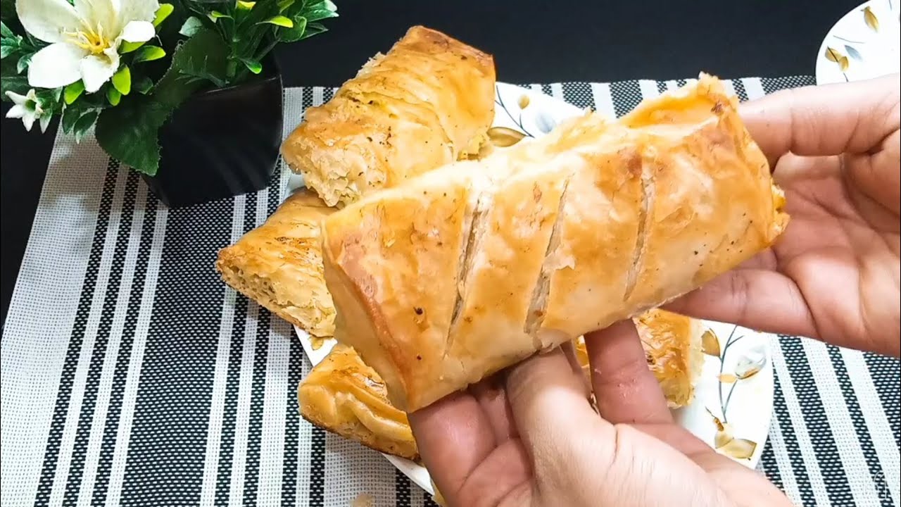 ساندوتش الجلاش بحشوه شاورما الفراخ 😋 اقتراح غدا سريع واقتصادي جدآ بدون مواد دهنيه هيعجب اولادك جدا